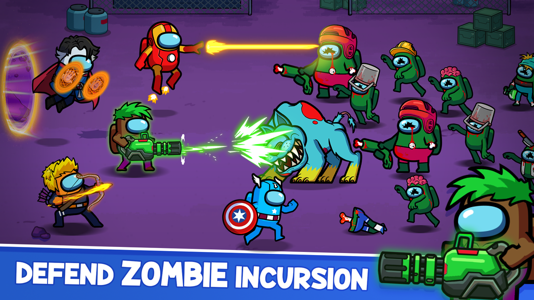 Impostor vs Zombie 2: Doomsday - عکس بازی موبایلی اندروید