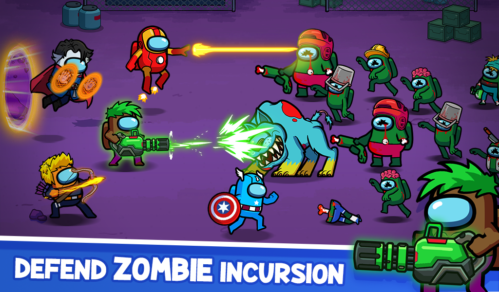 Impostor vs Zombie 2: Doomsday - Gameplay image of android game