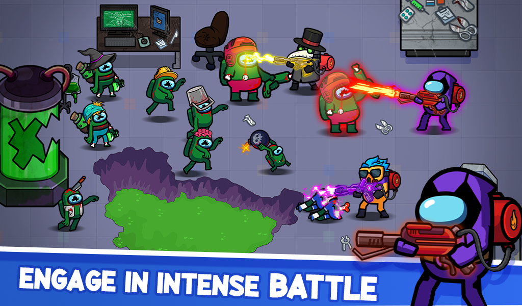 Impostor vs Zombie 2: Doomsday - Gameplay image of android game