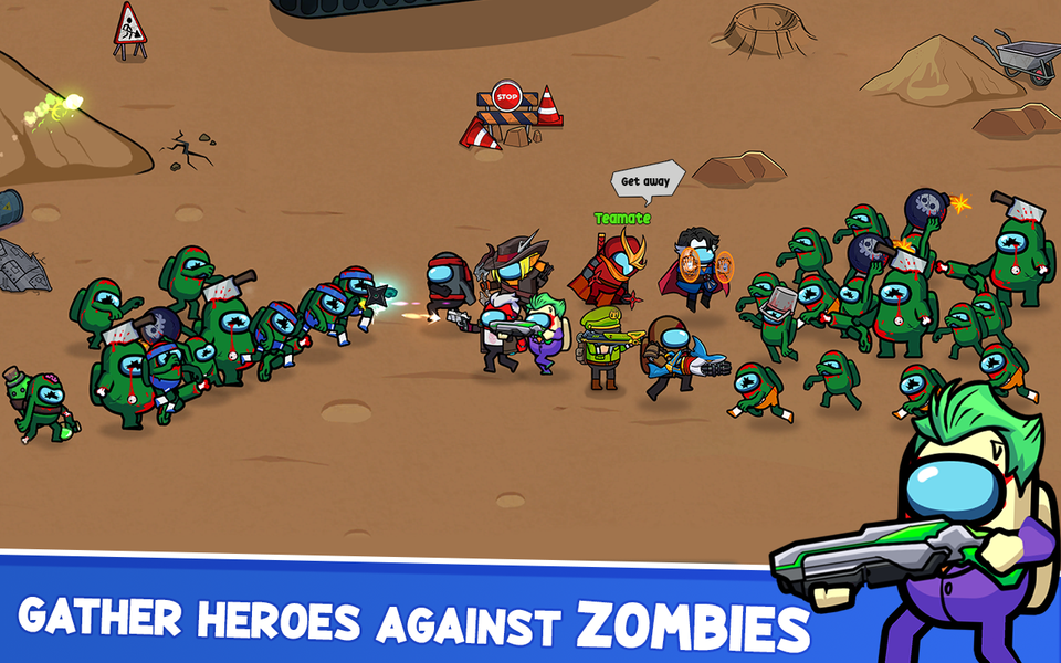 Impostor vs Zombie 2: Doomsday - Gameplay image of android game