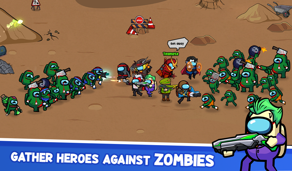 Impostor vs Zombie 2: Doomsday - Gameplay image of android game