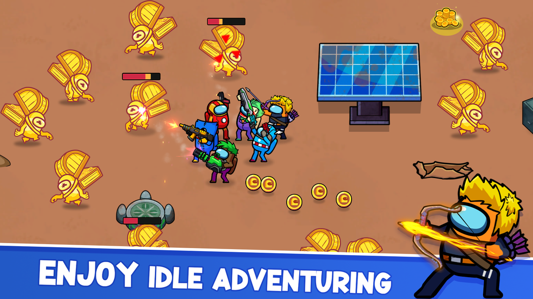 Impostor vs Zombie 2: Doomsday - Gameplay image of android game