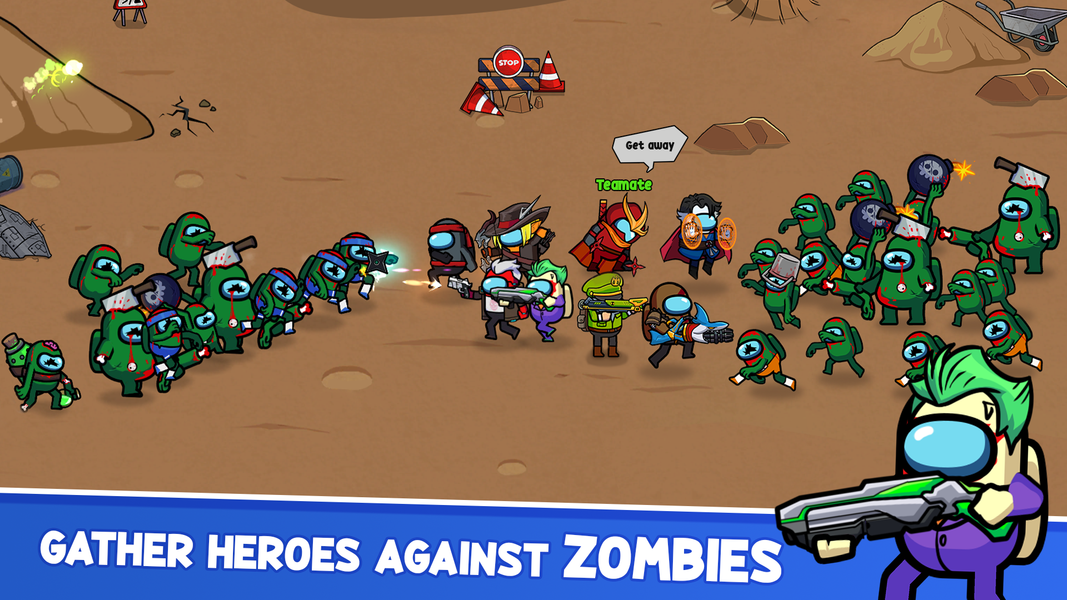 Impostor vs Zombie 2: Doomsday - Gameplay image of android game