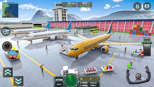 Pilot Flight Simulator Games - Gameplay image of android game