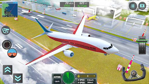 Pilot Flight Simulator Games - Gameplay image of android game