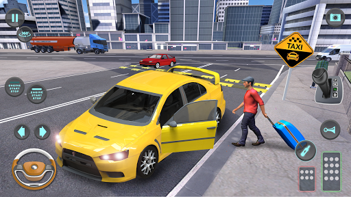 City Taxi Driving: Taxi Games - عکس بازی موبایلی اندروید