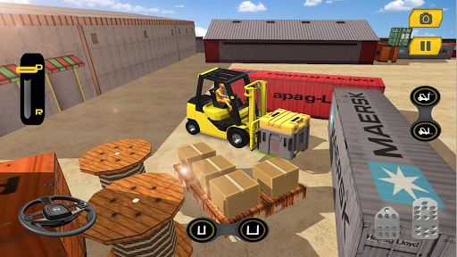Real Forklift Simulator Games - Gameplay image of android game