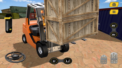 Real Forklift Simulator Games - Gameplay image of android game
