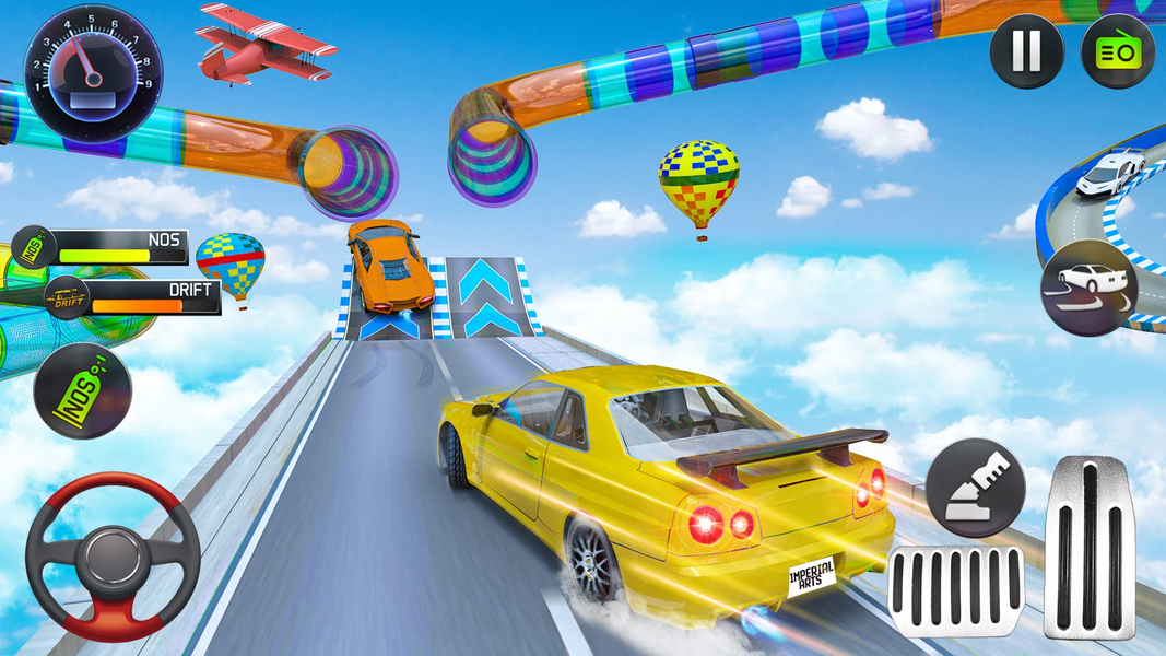 Mega Ramp Car Stunts Race Game - عکس بازی موبایلی اندروید