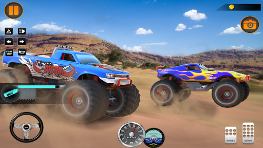 Monster Truck Off Road Racing - Gameplay image of android game