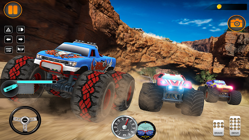 Monster Truck Off Road Racing - Gameplay image of android game