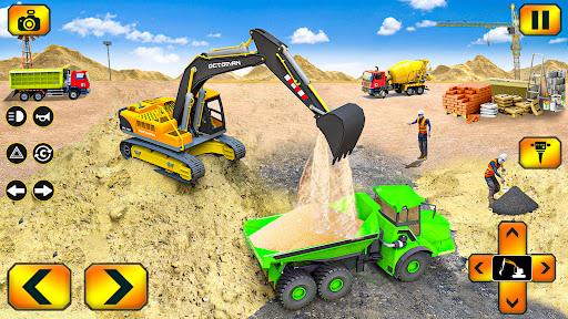 Sand Excavator Simulator Games - Gameplay image of android game