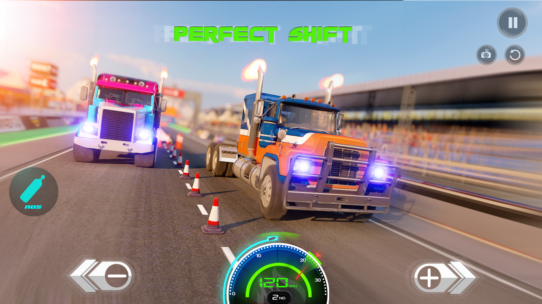 Truck Racing Car Driving Games - Gameplay image of android game