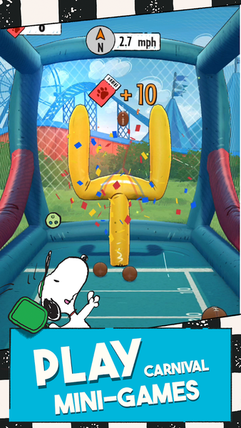 Snoopy's Soapbox Racers - Gameplay image of android game