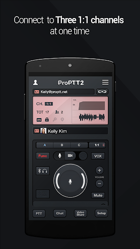 ProPTT2 Video Push-To-Talk - Image screenshot of android app