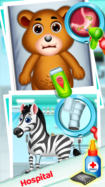 Pet Doctor Daycare Game - Gameplay image of android game