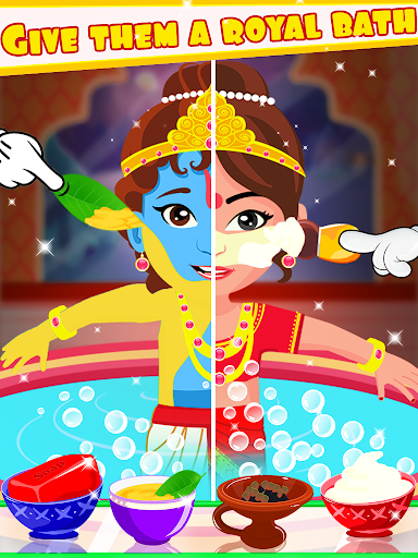 Cute Radha Fashion Makeover - Image screenshot of android app