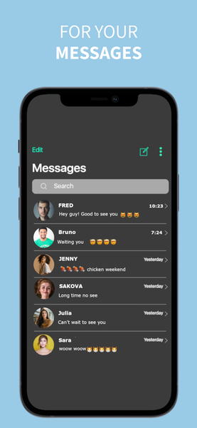 iCenter OS - Messages OS - Image screenshot of android app