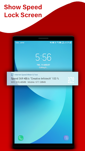 Internet Speed Meter & Speed T - عکس برنامه موبایلی اندروید