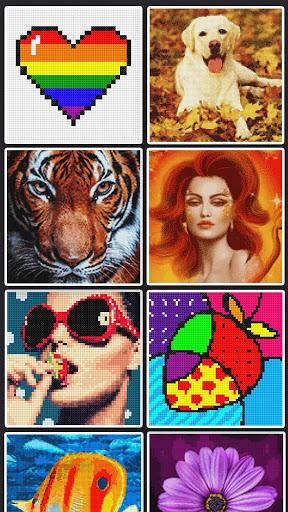 Cross Stitch: Color by Number - عکس بازی موبایلی اندروید