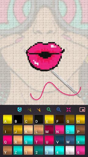 Cross Stitch: Color by Number - Gameplay image of android game