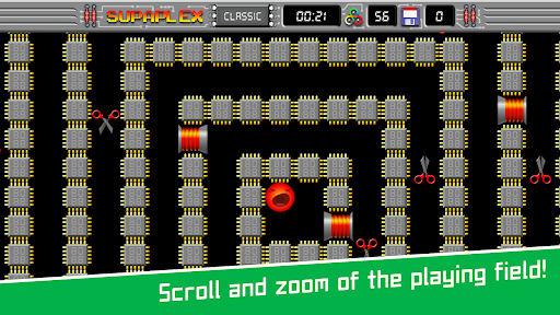 Supaplex - Gameplay image of android game
