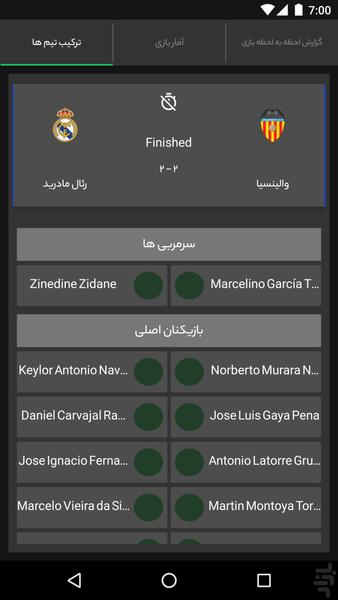 روزاسپرت - عکس برنامه موبایلی اندروید