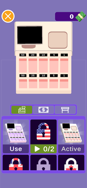 Cashier games - Cash register - Image screenshot of android app