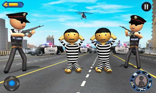 Stickman Police Hero Crime - Gameplay image of android game