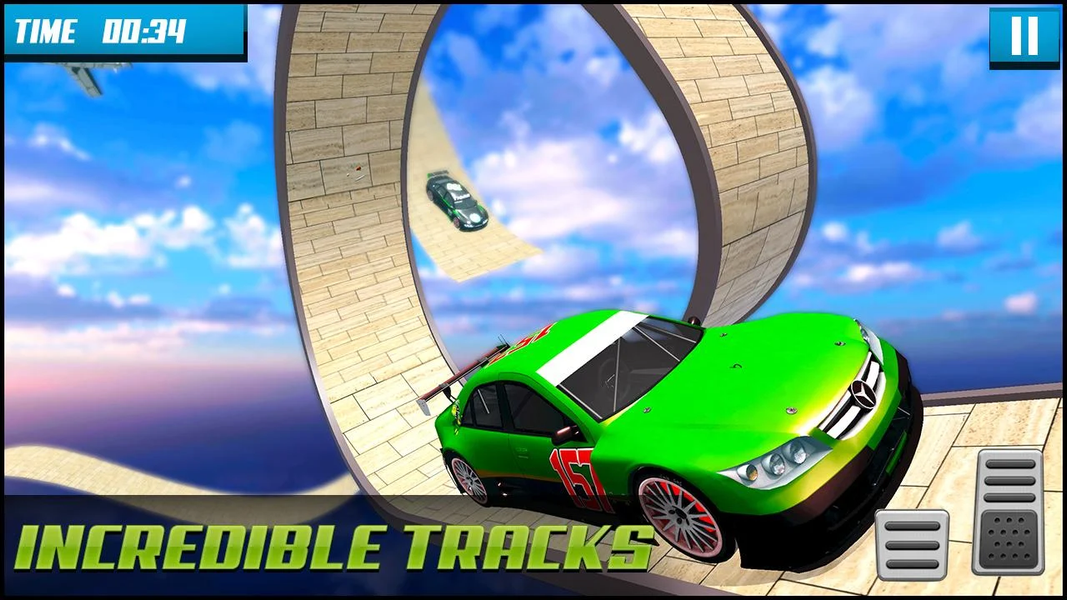 Racing Car: Mega Ramp Car Game - عکس بازی موبایلی اندروید
