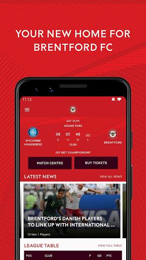 Brentford FC Official - عکس برنامه موبایلی اندروید