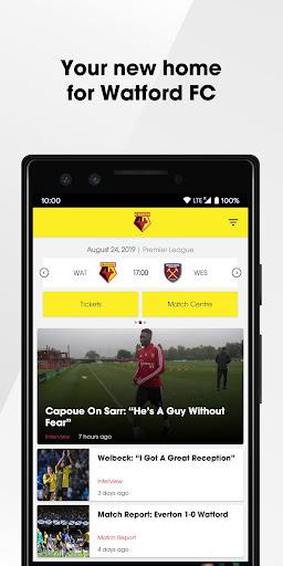 Watford F.C - Image screenshot of android app