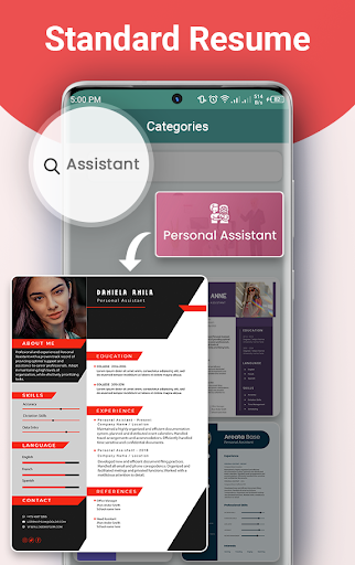 CV Maker - PDF Resume Builder - Image screenshot of android app