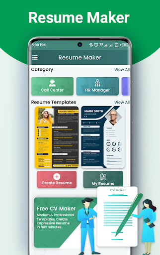 CV Maker - PDF Resume Builder - Image screenshot of android app