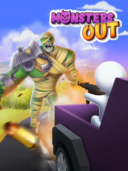 Monsters Out: sniper game - Gameplay image of android game