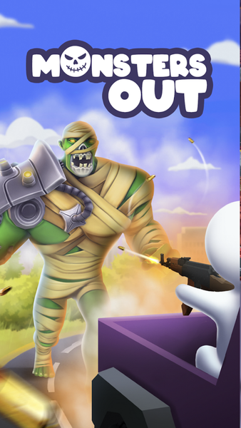 Monsters Out: sniper game - Gameplay image of android game