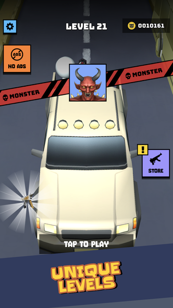 Monsters Out: sniper game - Gameplay image of android game