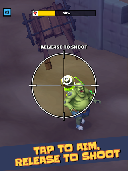Monsters Out: sniper game - Gameplay image of android game