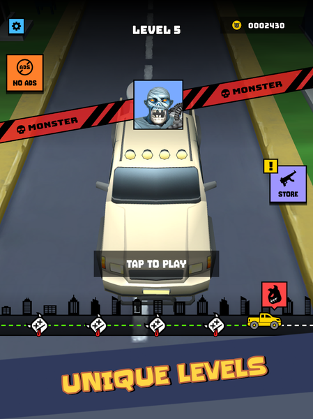 Monsters Out: sniper game - Gameplay image of android game