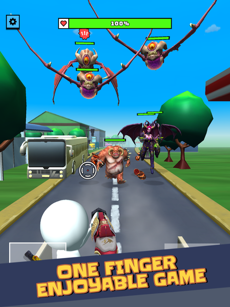 Monsters Out: sniper game - Gameplay image of android game