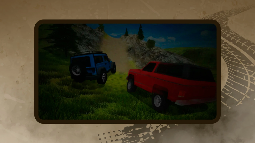 Offroad Jeep Driving - Gameplay image of android game