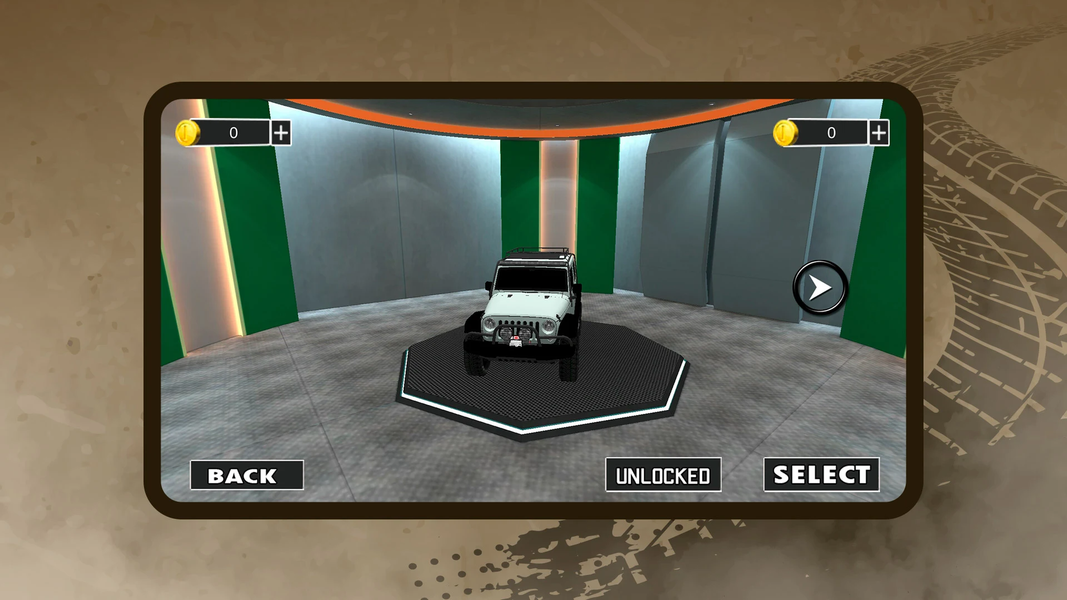 Offroad Jeep Driving - Gameplay image of android game