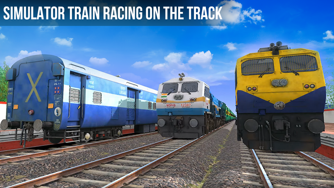 Ind Express Train Simulator - Gameplay image of android game