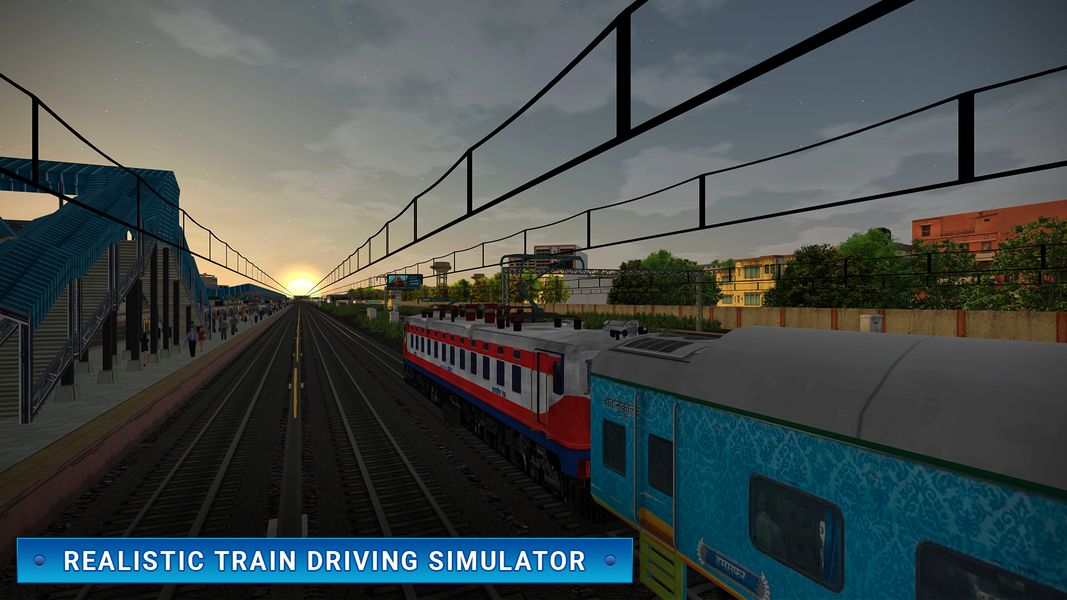 Indian Rail Sim: Explore - عکس بازی موبایلی اندروید
