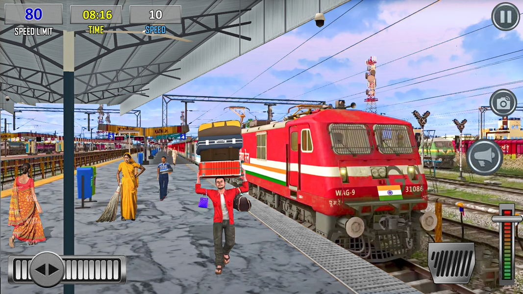 Indian Train Simulator Game 3D - عکس بازی موبایلی اندروید