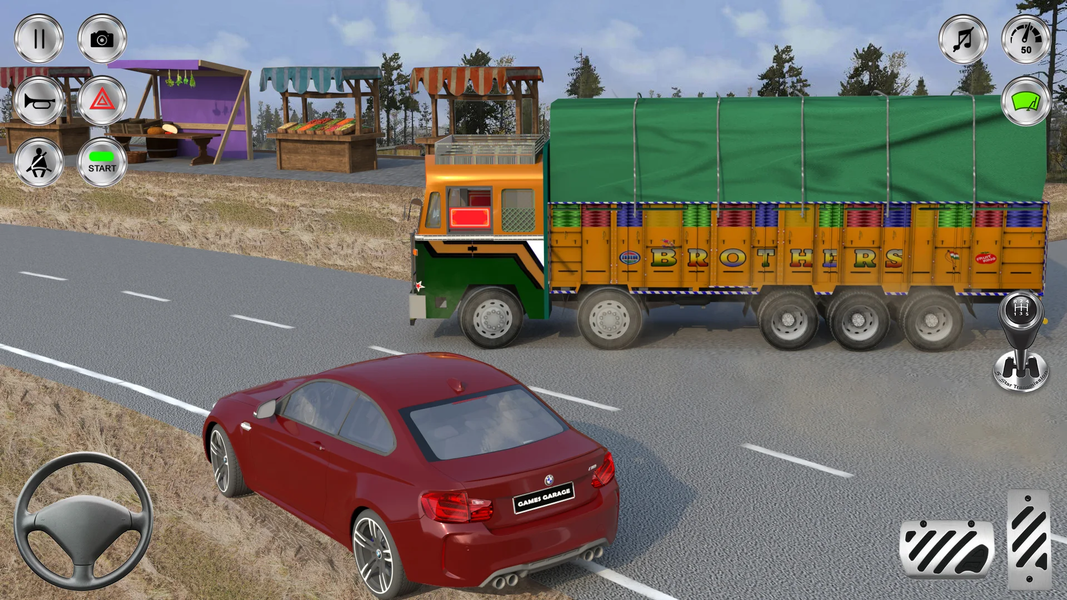 Indian Truck Cargo Games 3D - Gameplay image of android game