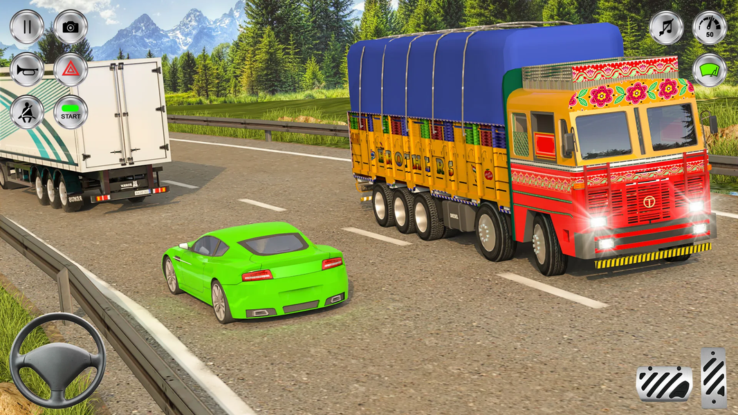 Indian Truck Cargo Games 3D - Gameplay image of android game