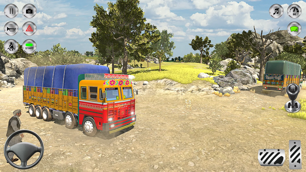 Indian Truck Cargo Games 3D - Gameplay image of android game