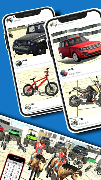 cheat code indian bike driving - عکس برنامه موبایلی اندروید