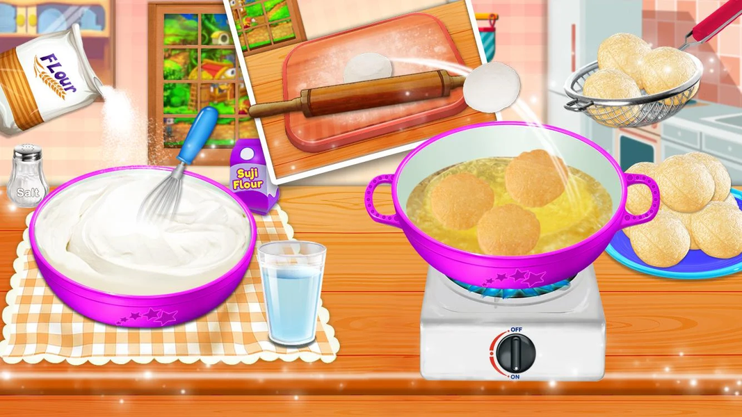 Panipuri Maker - Indian Food - Gameplay image of android game